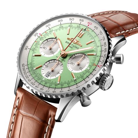 breitling green navitimer|Breitling Navitimer 41 chronograph.